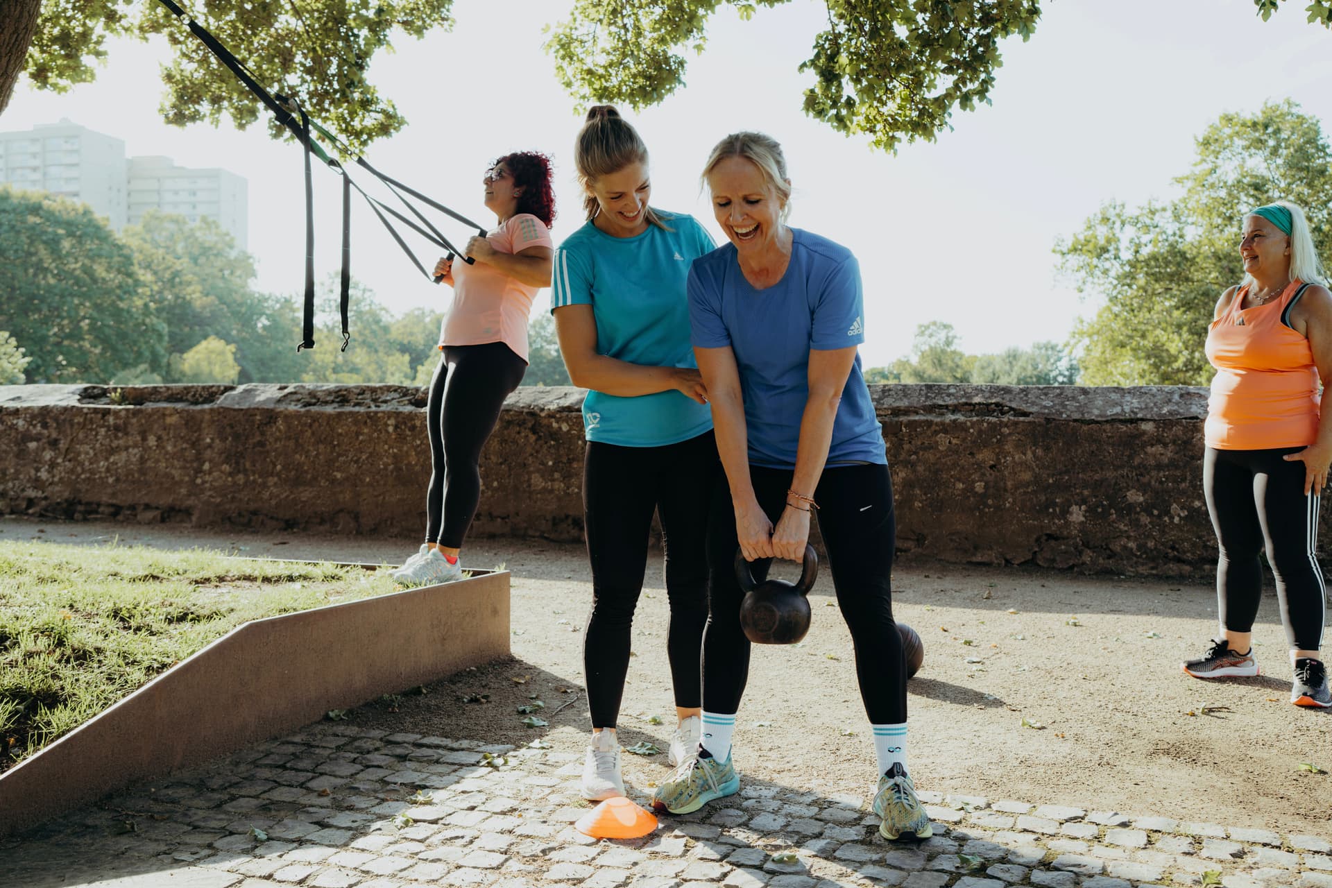 Unsere Booties beim Online Workout