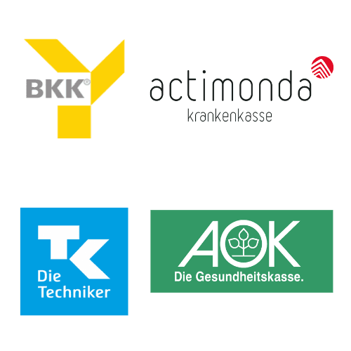 Logos der kooperierenden Krankenkassen