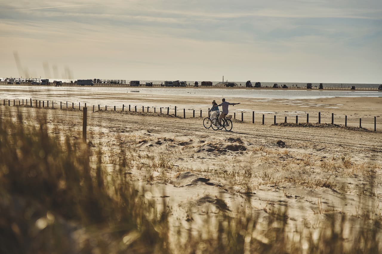 Teilnehmerin beim Fitness Wochenende an der Nordsee am Strand